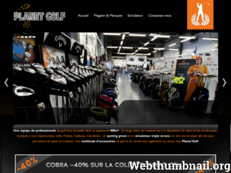 planetgolf95.fr website preview