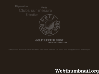 golfrepair.com website preview