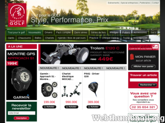 toutpourle-golf.com website preview