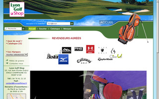 lyongolfshop.fr website preview