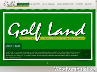 golfland-destockage.com website preview