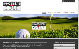 immobilieredugolf.com website preview