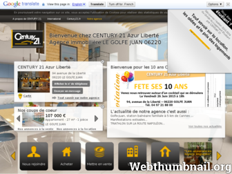 century21-al-golfe-juan.com website preview