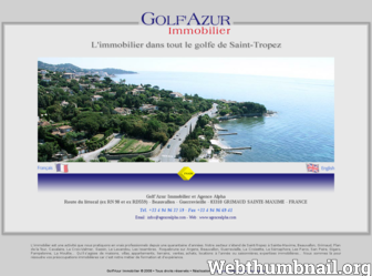 golf-azur-immobilier-sainte-maxime.com website preview