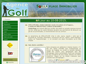 stella-plage-immobilier.com website preview