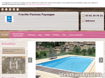 fraville-piscines-paysages-pontarlier.fr website preview