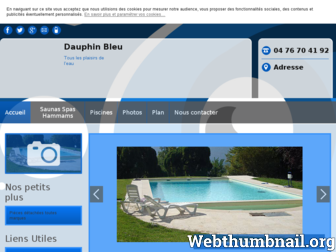 dauphinbleu.com website preview