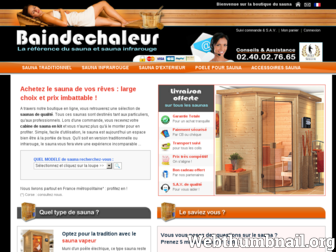 baindechaleur.com website preview