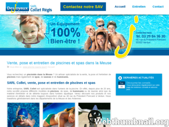 piscine-sauna-spa.fr website preview