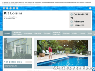 kitloisirs.fr website preview