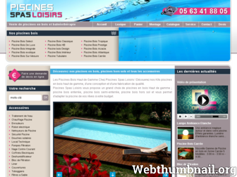 piscines-spas-loisirs.com website preview