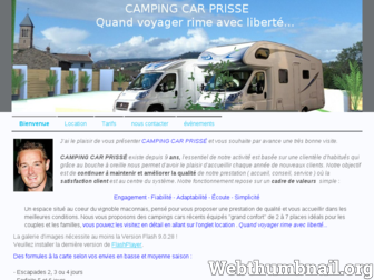 locationcampingcar-prisse.com website preview