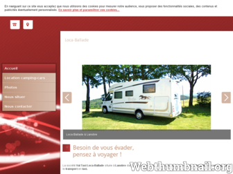 location-camping-car-auvergne.fr website preview