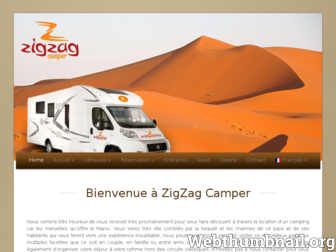 zigzagcamper.fr website preview