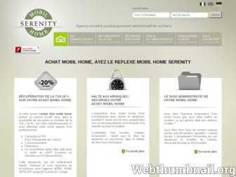 mobil-home-serenity.com website preview