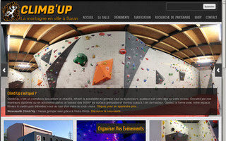 climbup.fr website preview