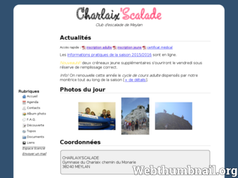 charlaixscalade.com website preview