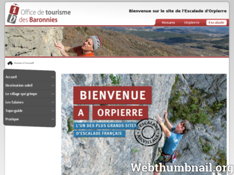 orpierre-escalade.com website preview