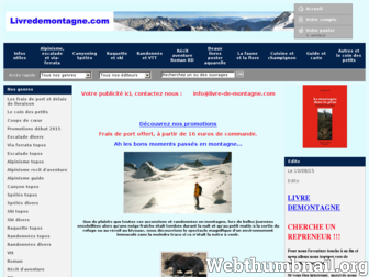 livre-de-montagne.com website preview