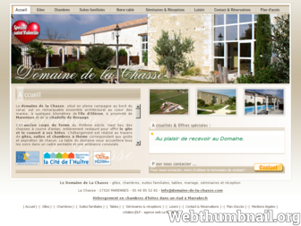 domaine-de-la-chasse.com website preview