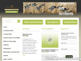 chasse-nature-71.fr website preview