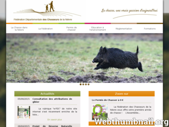 chasse-nature-58.com website preview