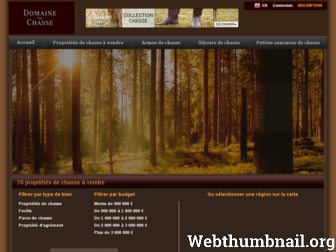 domainedechasse.fr website preview