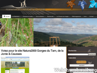 chasseurdelozere.com website preview
