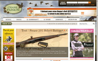 chassepassion.net website preview
