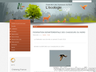 chasse59.fr website preview