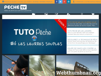 peche-tv.com website preview