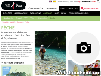 peche.tourisme64.com website preview