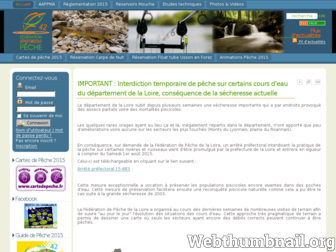 federationpeche42.fr website preview