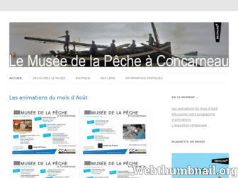 musee-peche.fr website preview
