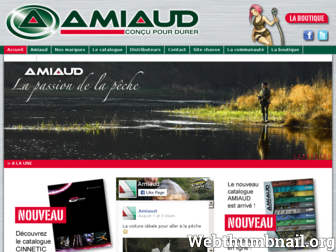 amiaud-peche.fr website preview