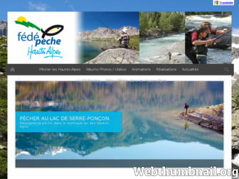 peche-hautes-alpes.com website preview