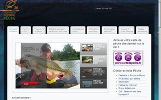 peche-indre.com website preview