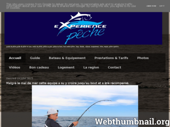 experience-peche.fr website preview