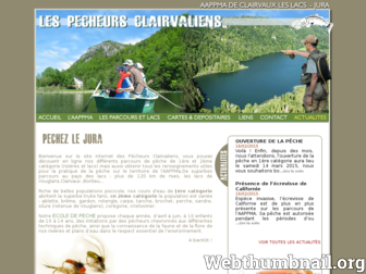 lespecheursclairvaliens.com website preview