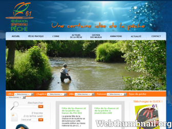 peche-orne.fr website preview