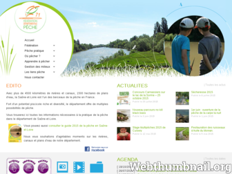 peche-saone-et-loire.fr website preview