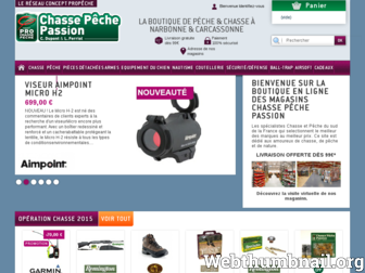 chassepechepassion.com website preview