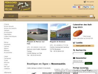 perigord-chasse-peche.com website preview