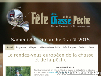 fetedelachasse.fr website preview