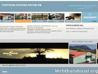 aveyron-chasse-peche.fr website preview