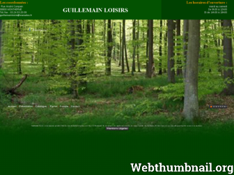 guillemain-chasse-peche.com website preview