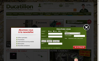 ducatillon.com website preview