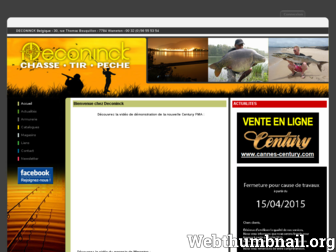 deconinck.org website preview