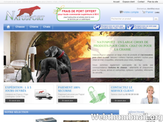 natusport.fr website preview