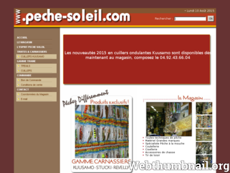 peche-soleil.com website preview